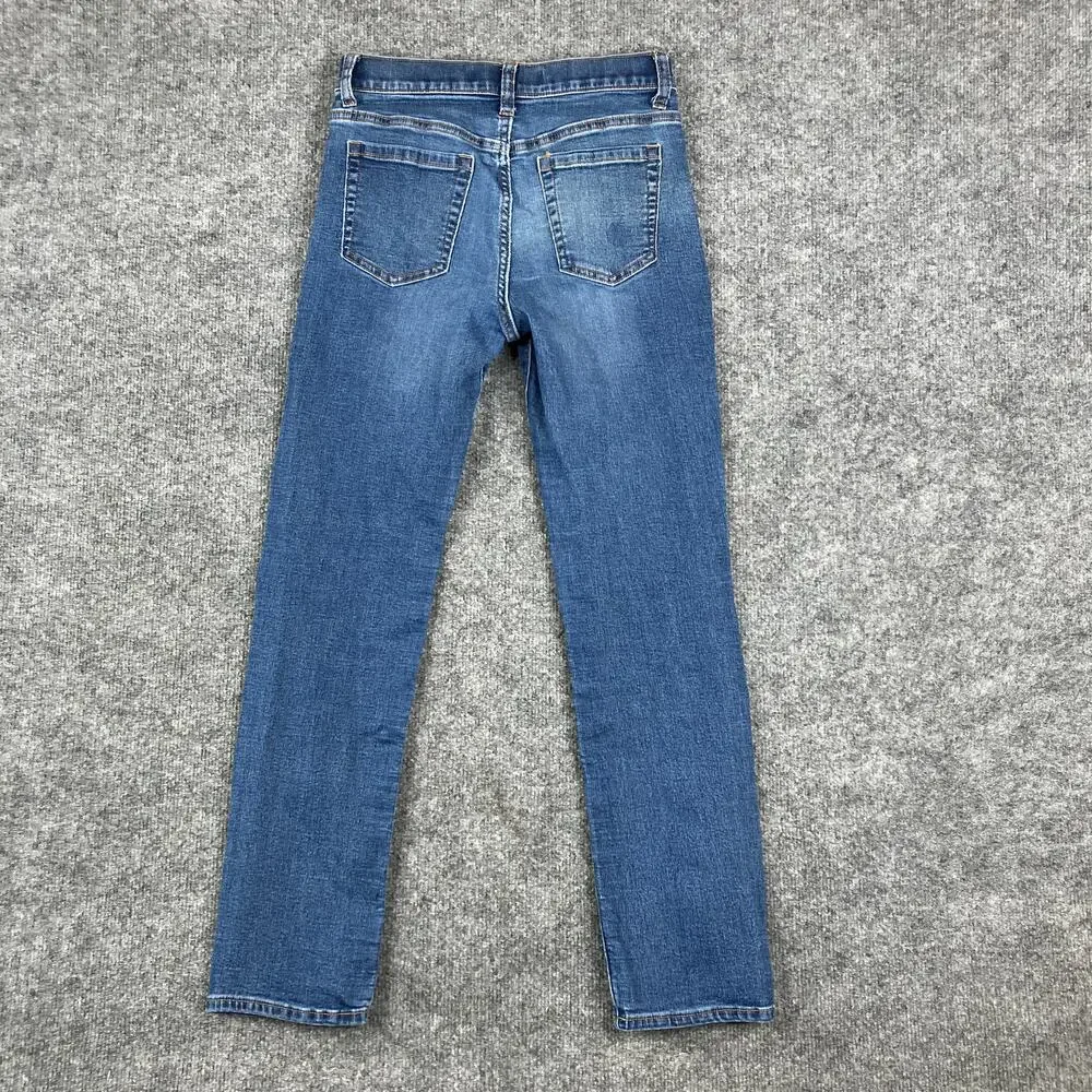 Wonder Nation Jeans Girls‎ Size 14 Blue Skinny Stretch Adjustable Waist Kids